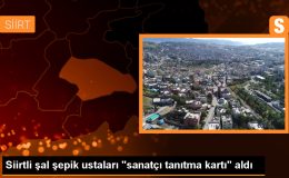 Siirt’te Şal Şepik Kumaşı Geleceğe Taşınıyor