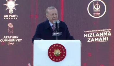 Erdoğan: CHP’nin Ankaramıza vereceği hiçbir hizmet yok