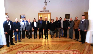Muğla Büyükşehir Belediye Başkanı Dr. Osman Gürün’e teşekkür ve veda ziyareti