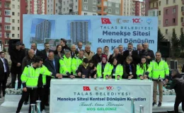 Talas Belediyesi Menekşe Sitesi’nin Temelini Attı